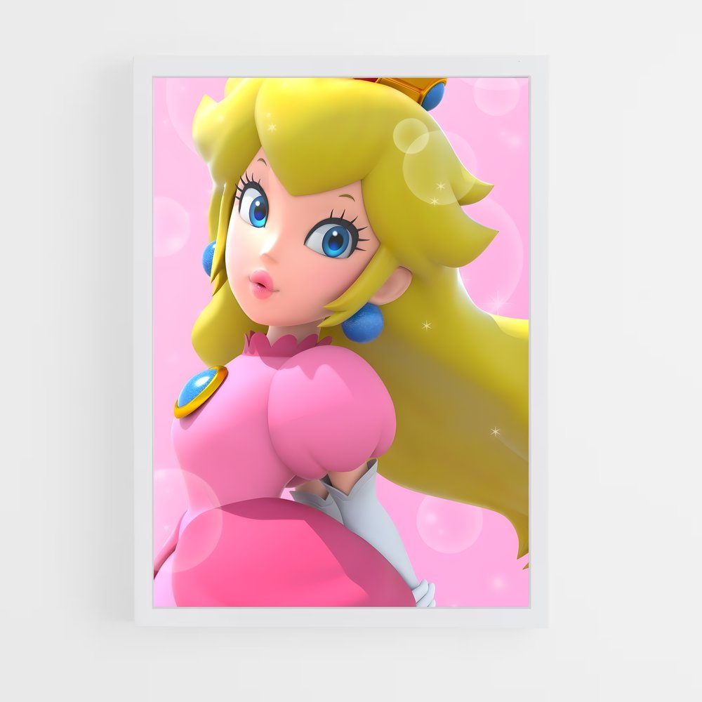 Poster Princess Enchantée – affiche Mario (vue 3)